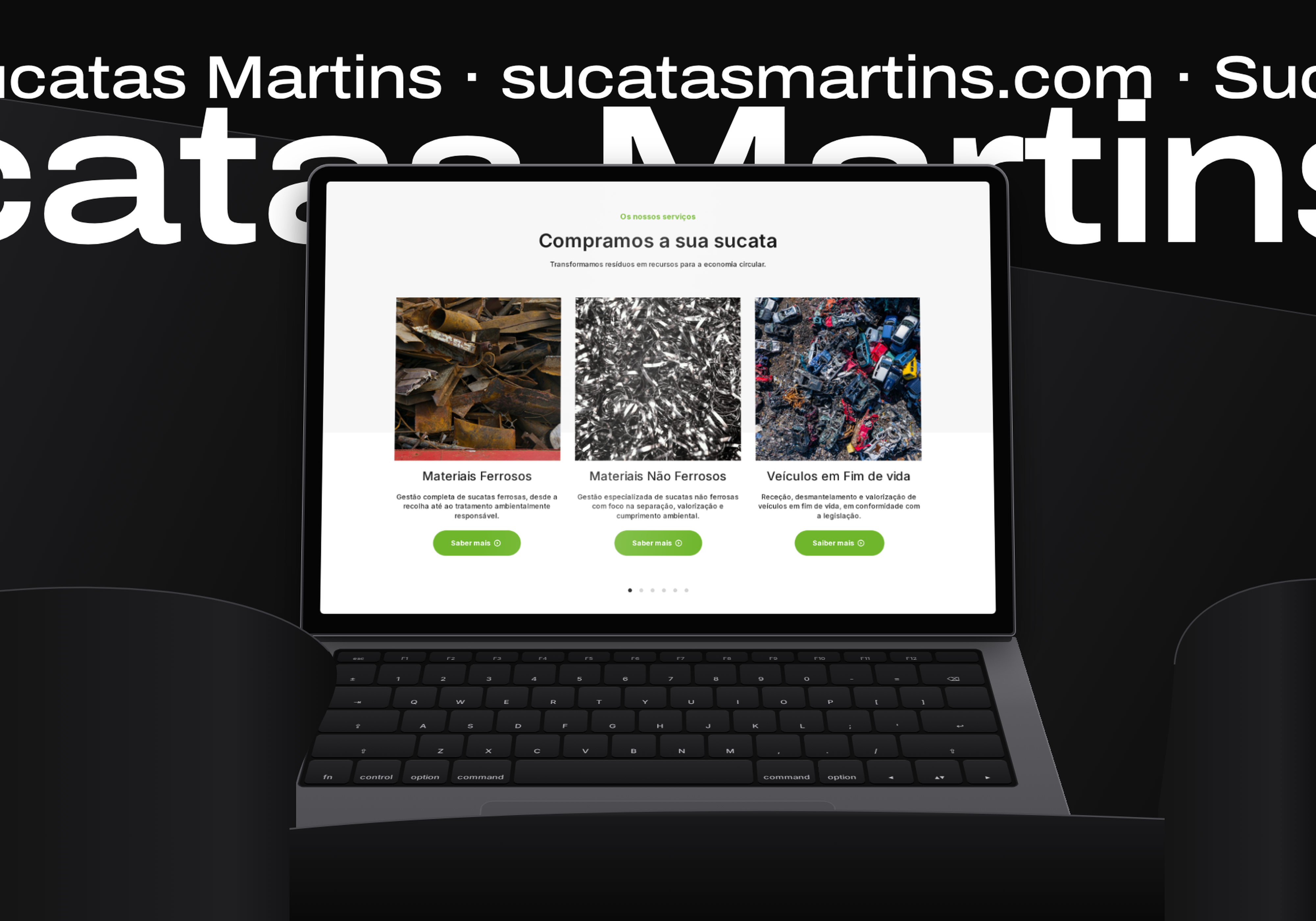 Sucatas Martins: marca, site, impressos, vinis, decoração e comunicação