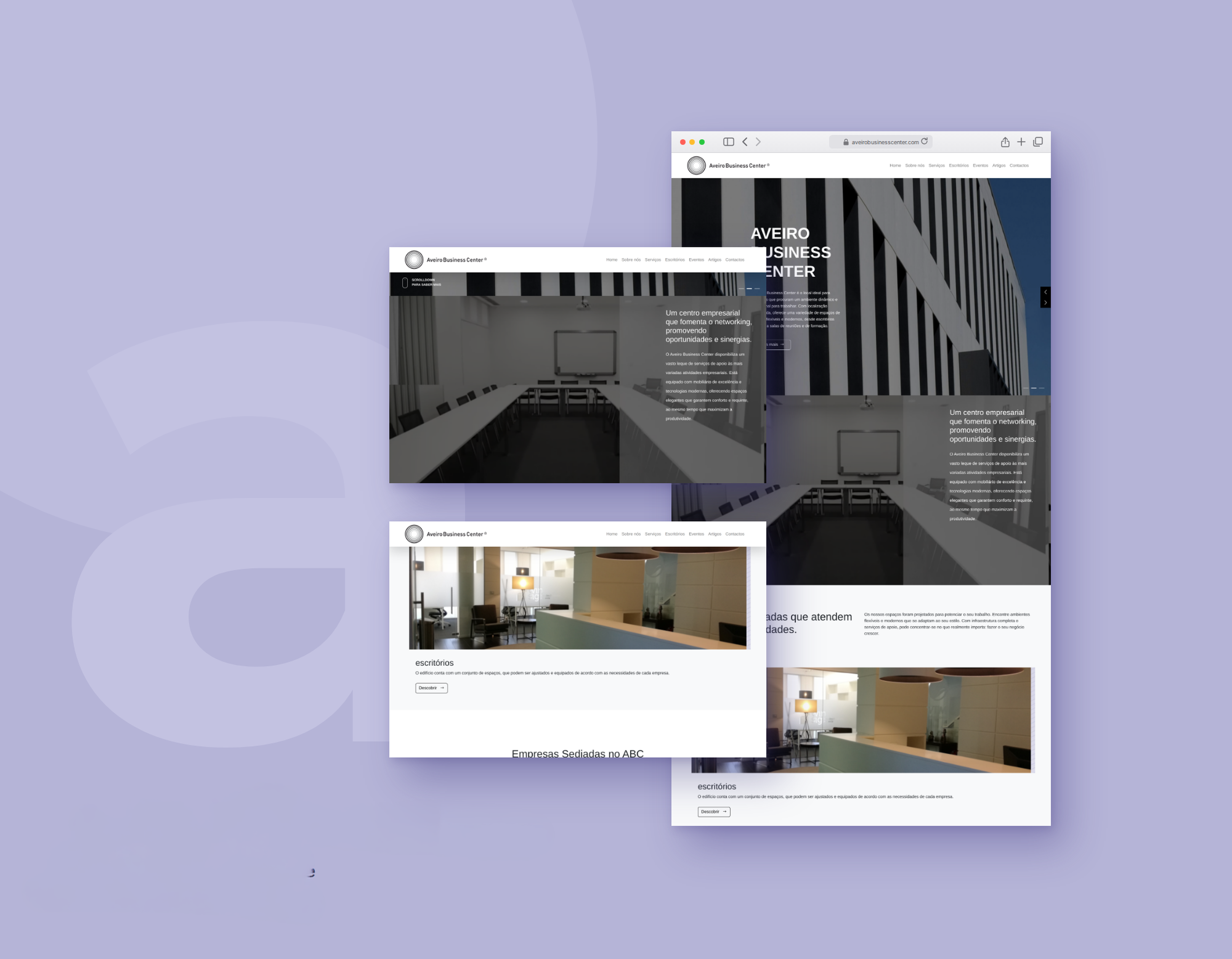 Aveiro Business Center: corporate website