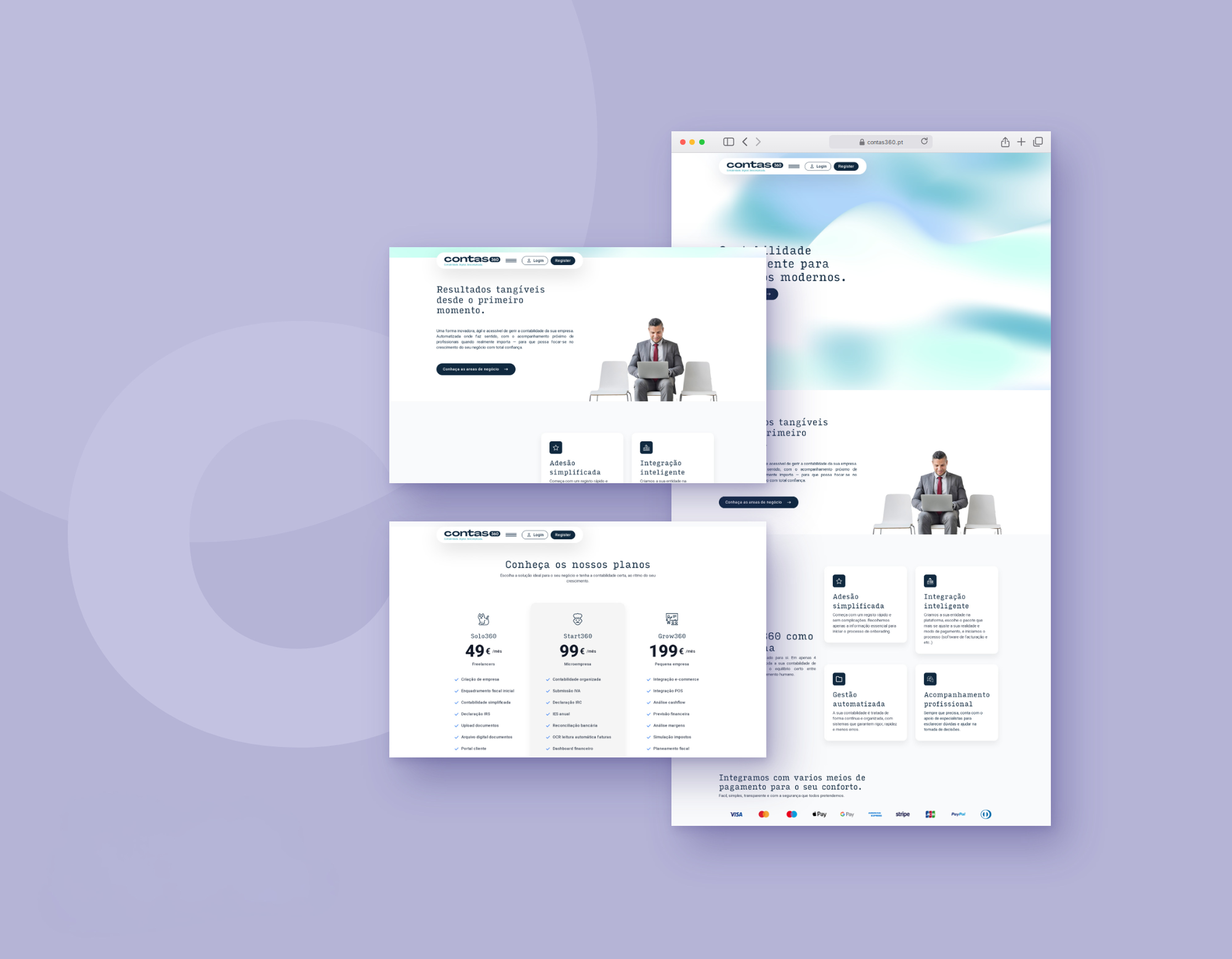 Contas360: site de contabilidade online