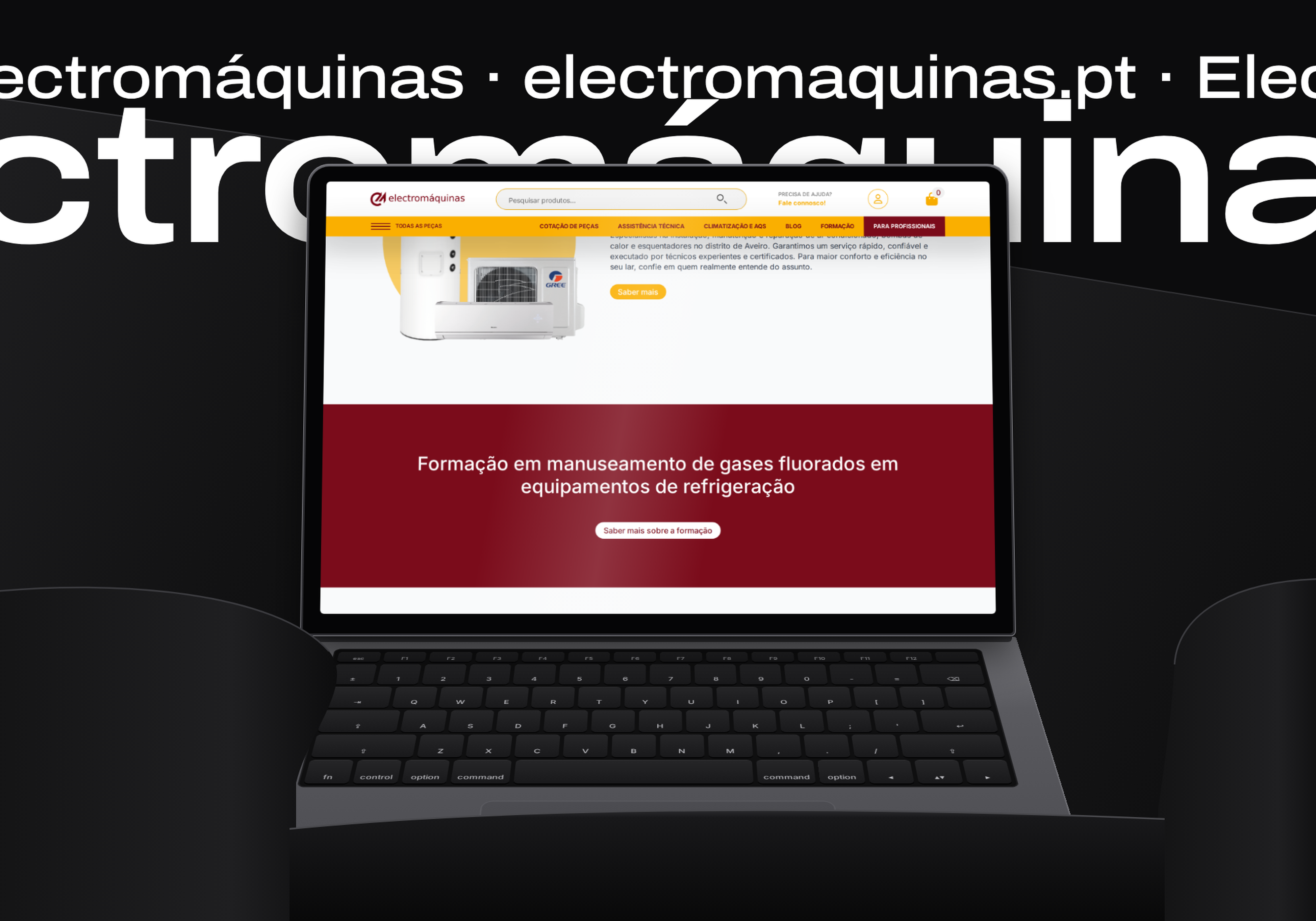 Electromáquinas: loja online de peças para eletrodomésticos