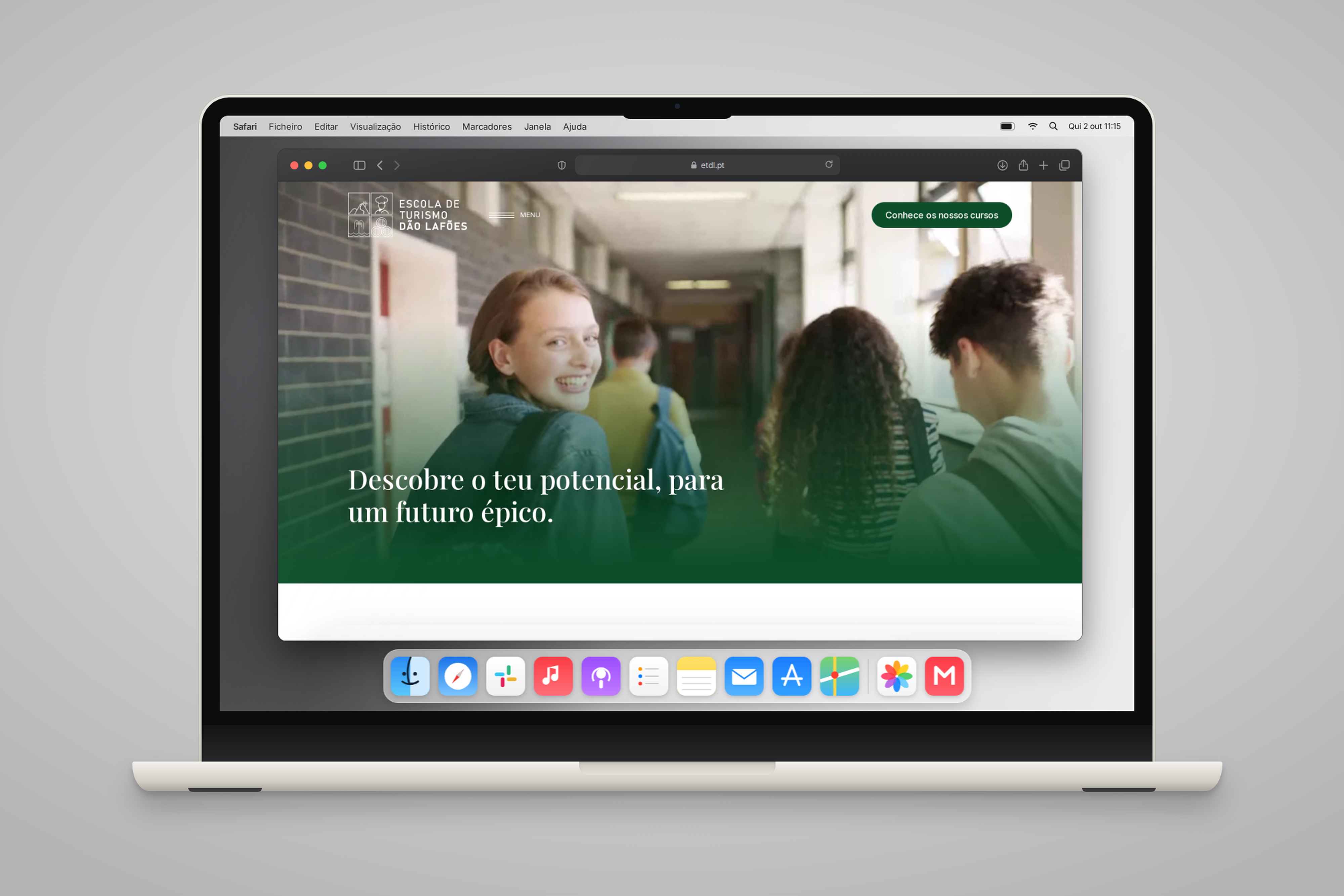 Escola de Turismo Dão Lafões: site institucional