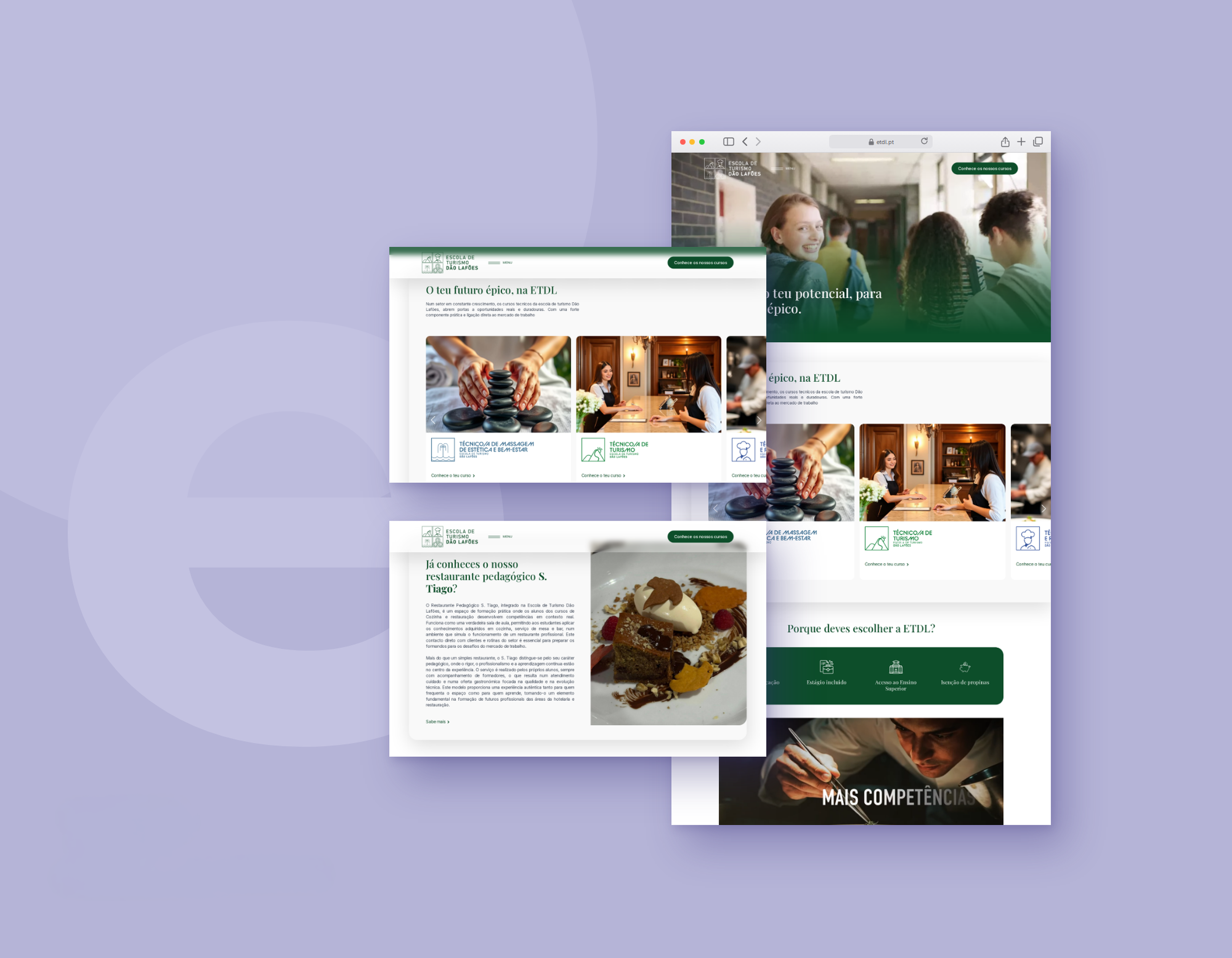 Escola de Turismo Dão Lafões: site institucional