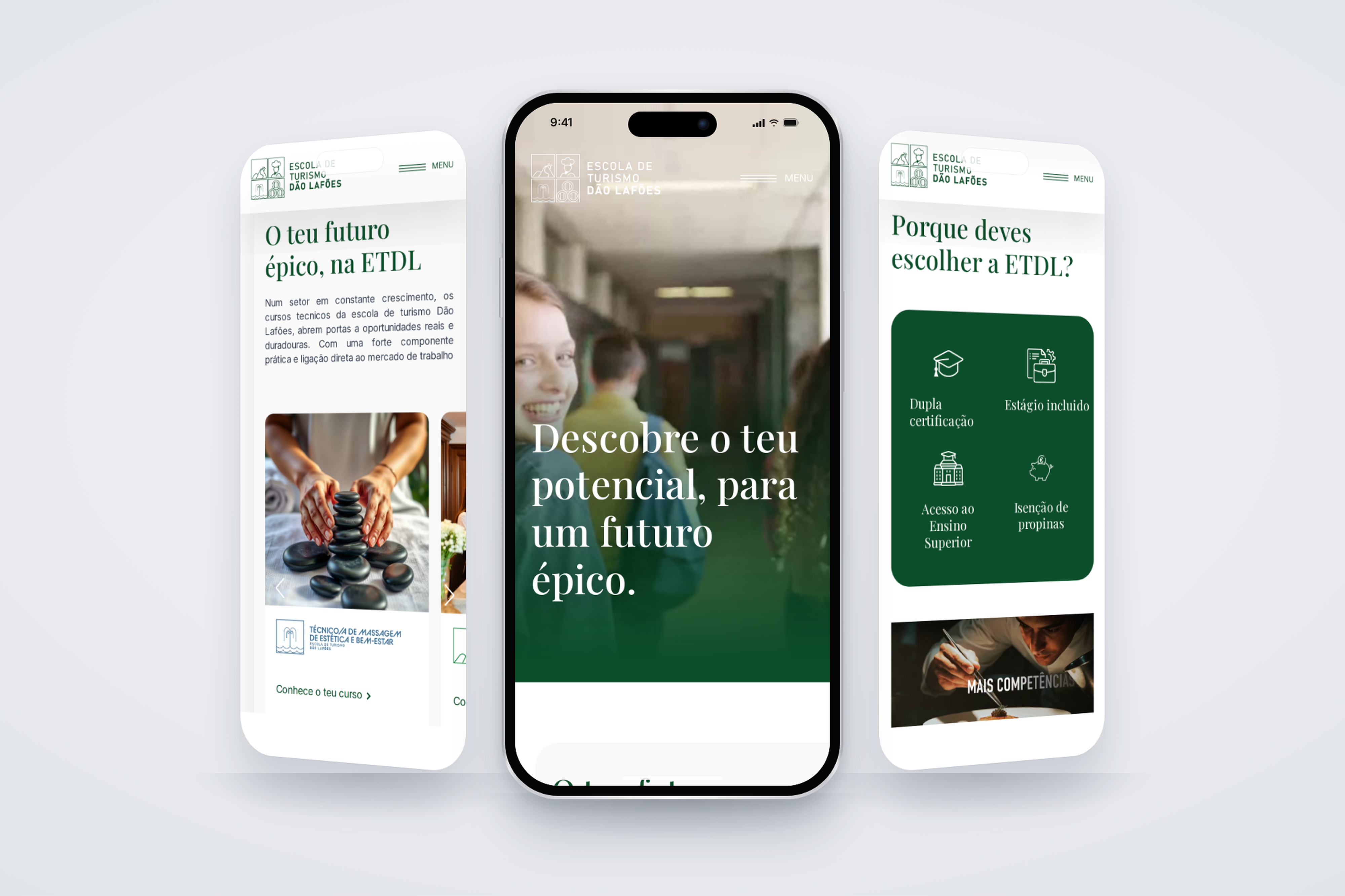 Escola de Turismo Dão Lafões: site institucional