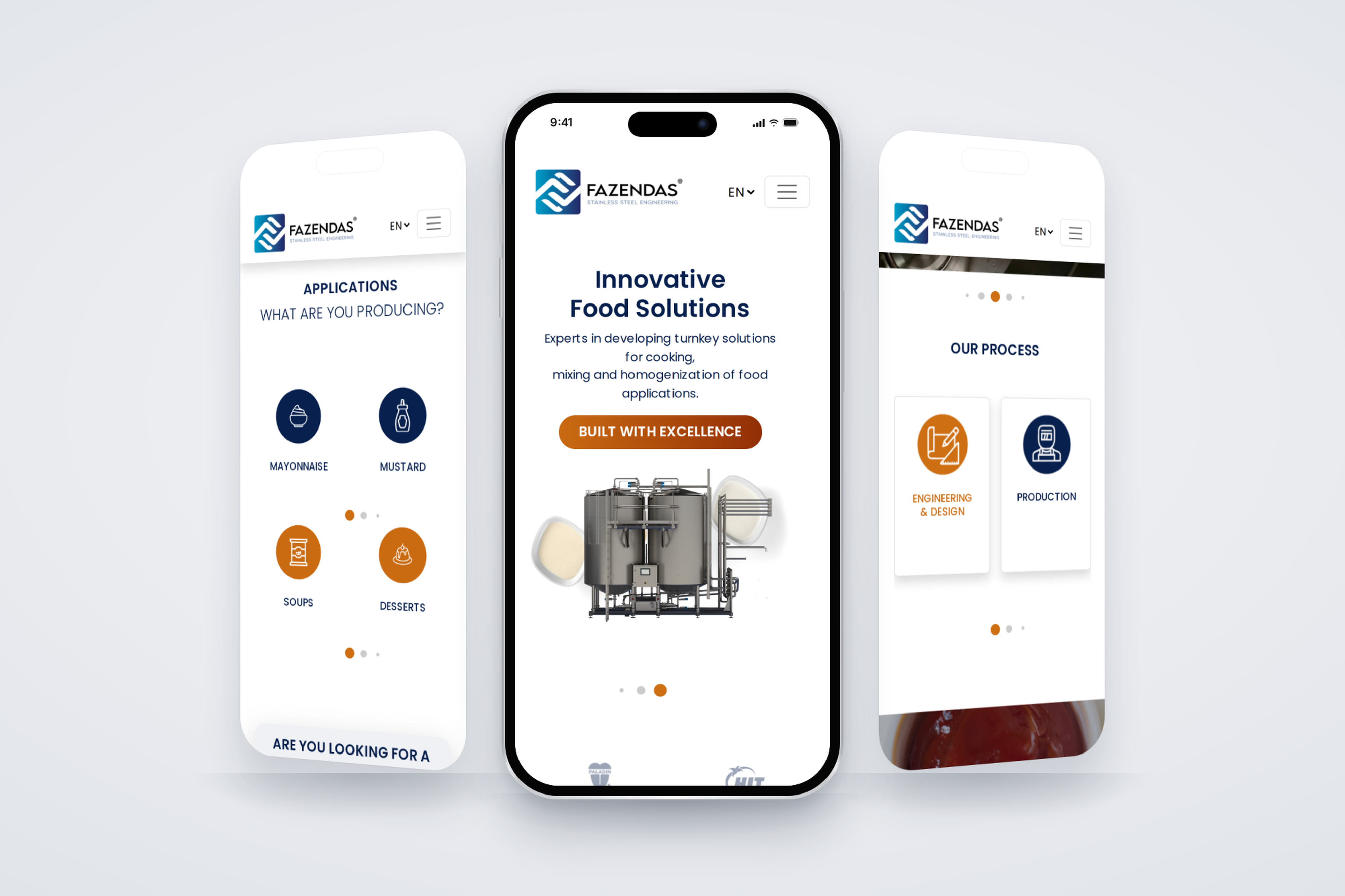 Fazendas Food: site institucional multilíngue (alimentar)