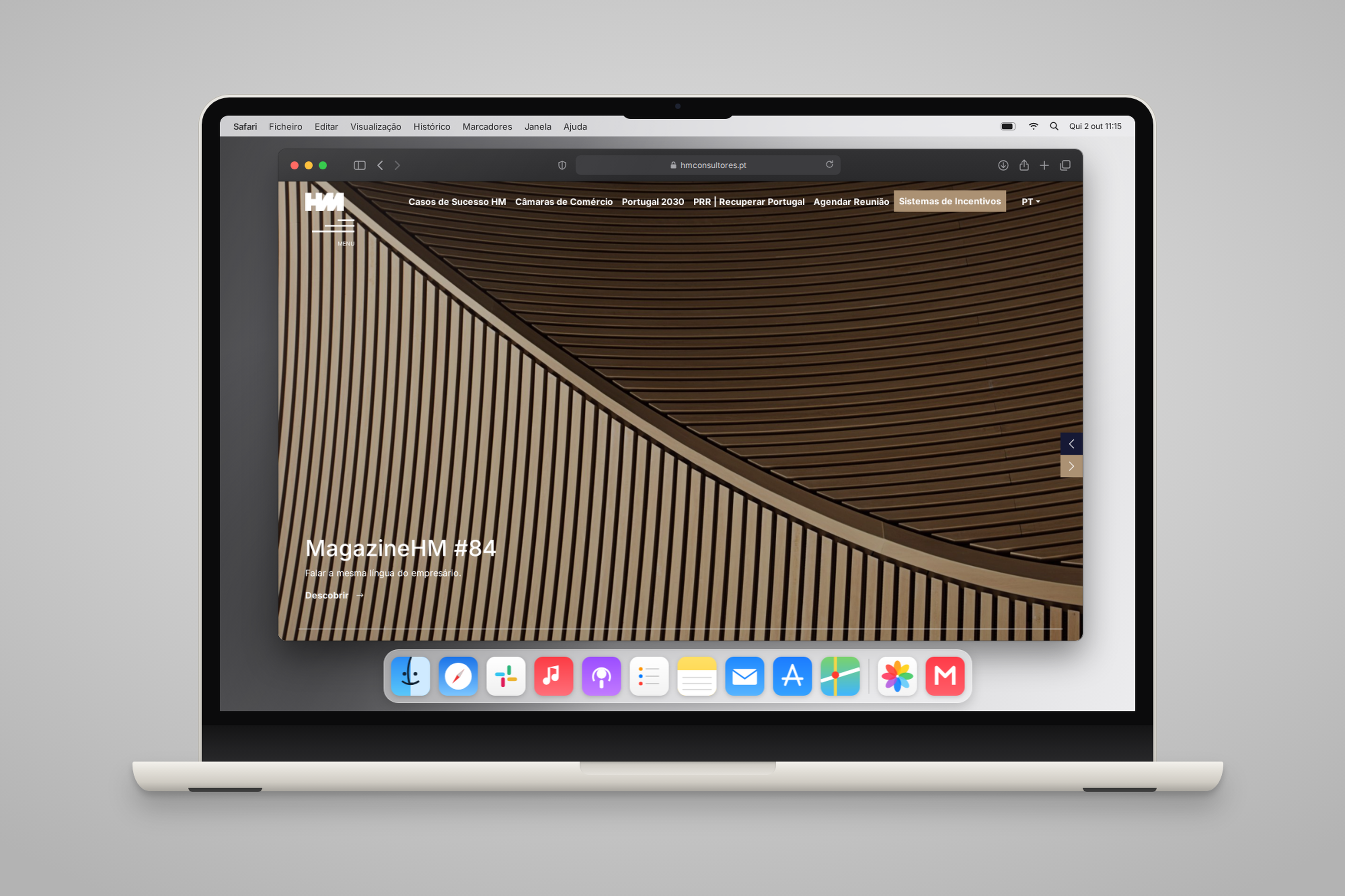 HM Consultores: corporate website