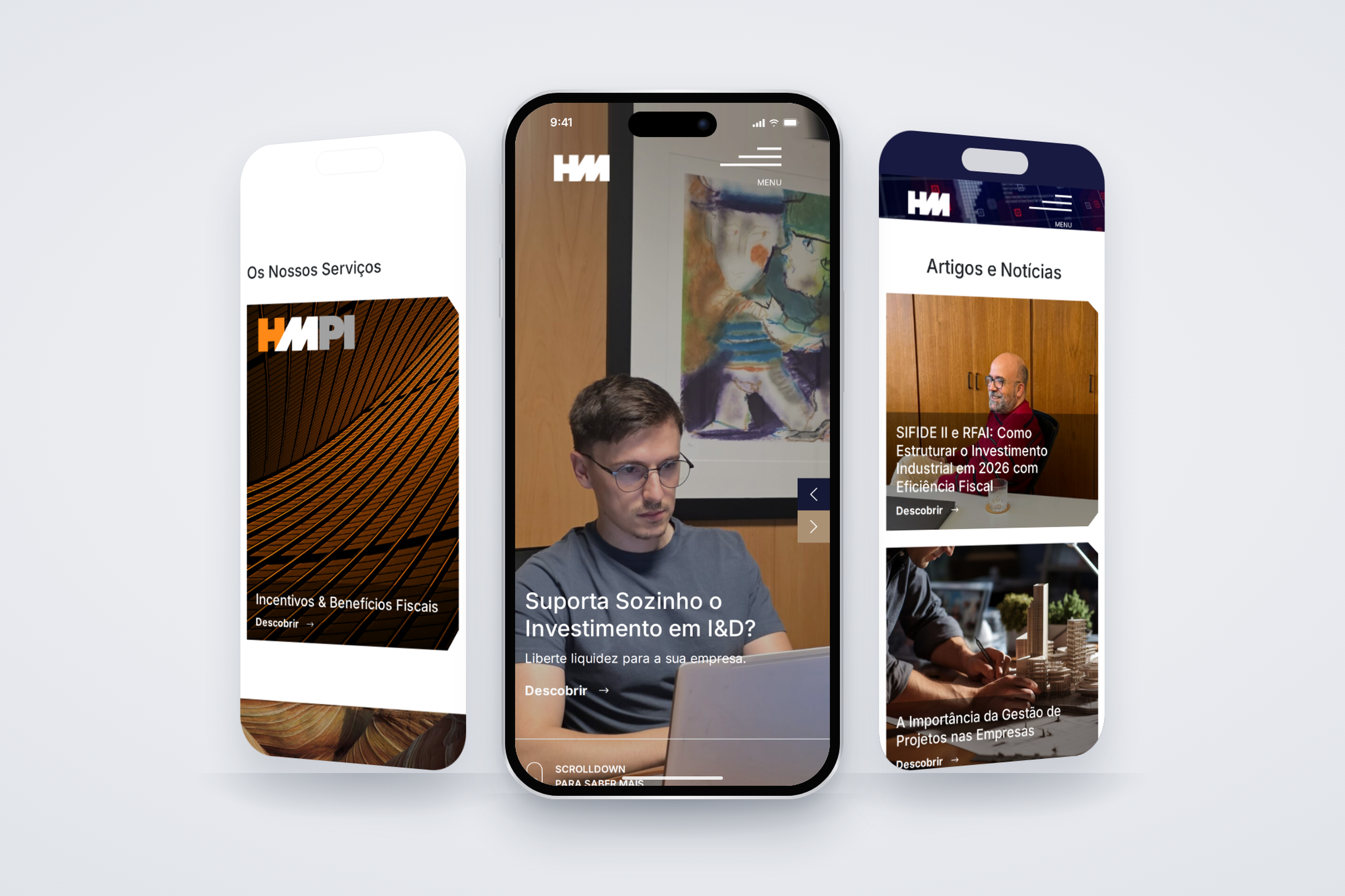 HM Consultores: corporate website