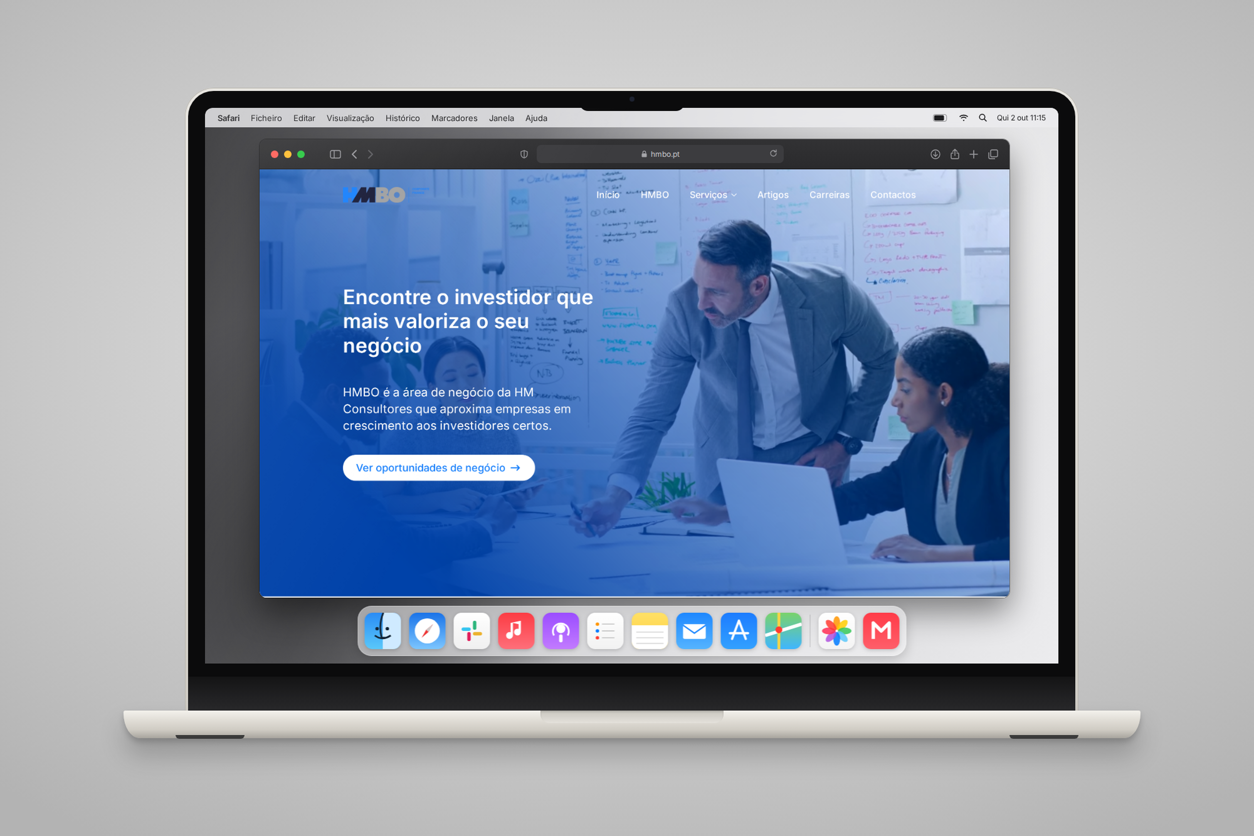 HMBO: corporate finance website