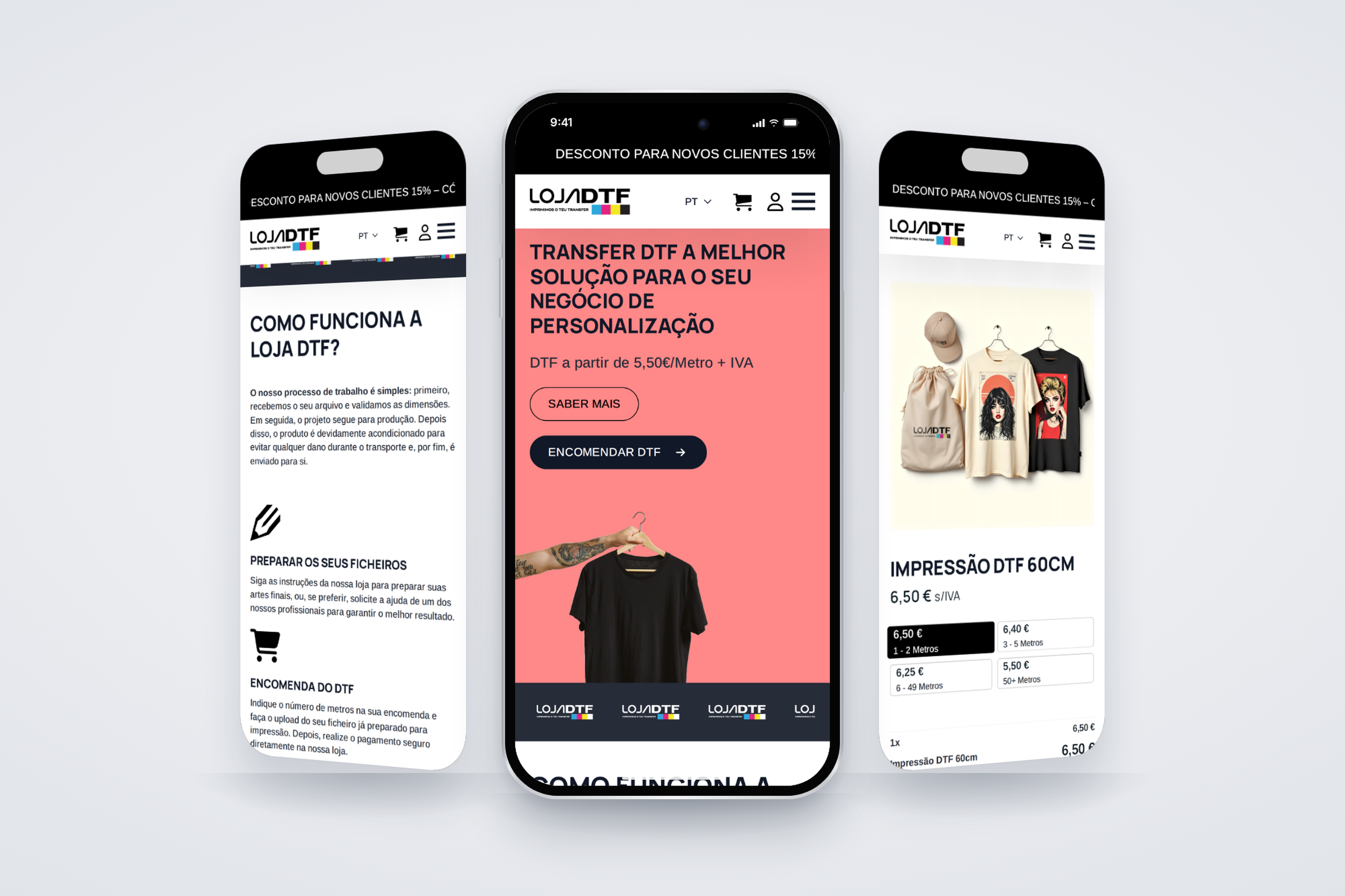 Loja DTF: loja online de transfers DTF