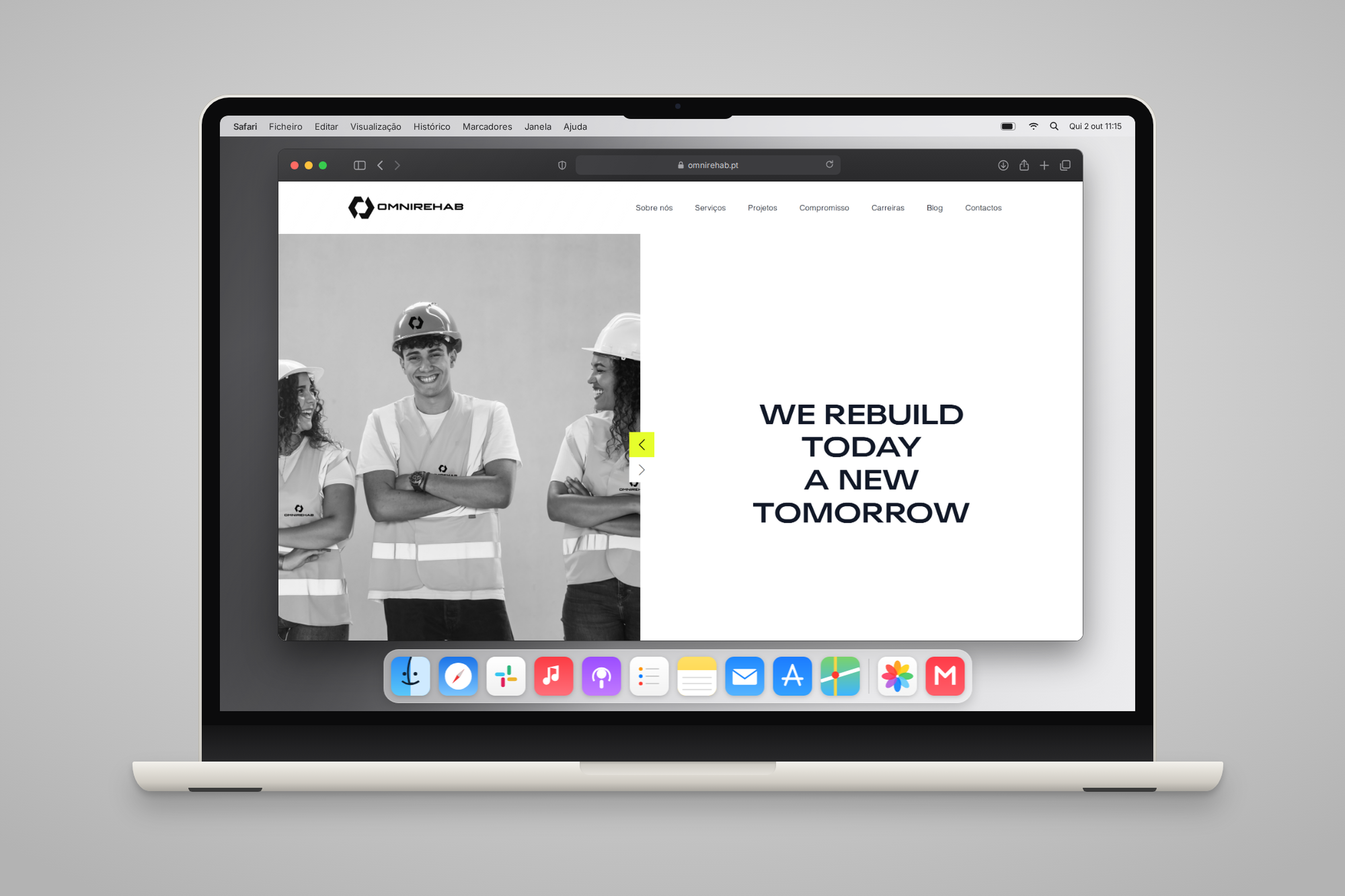 Omnirehab: corporate website