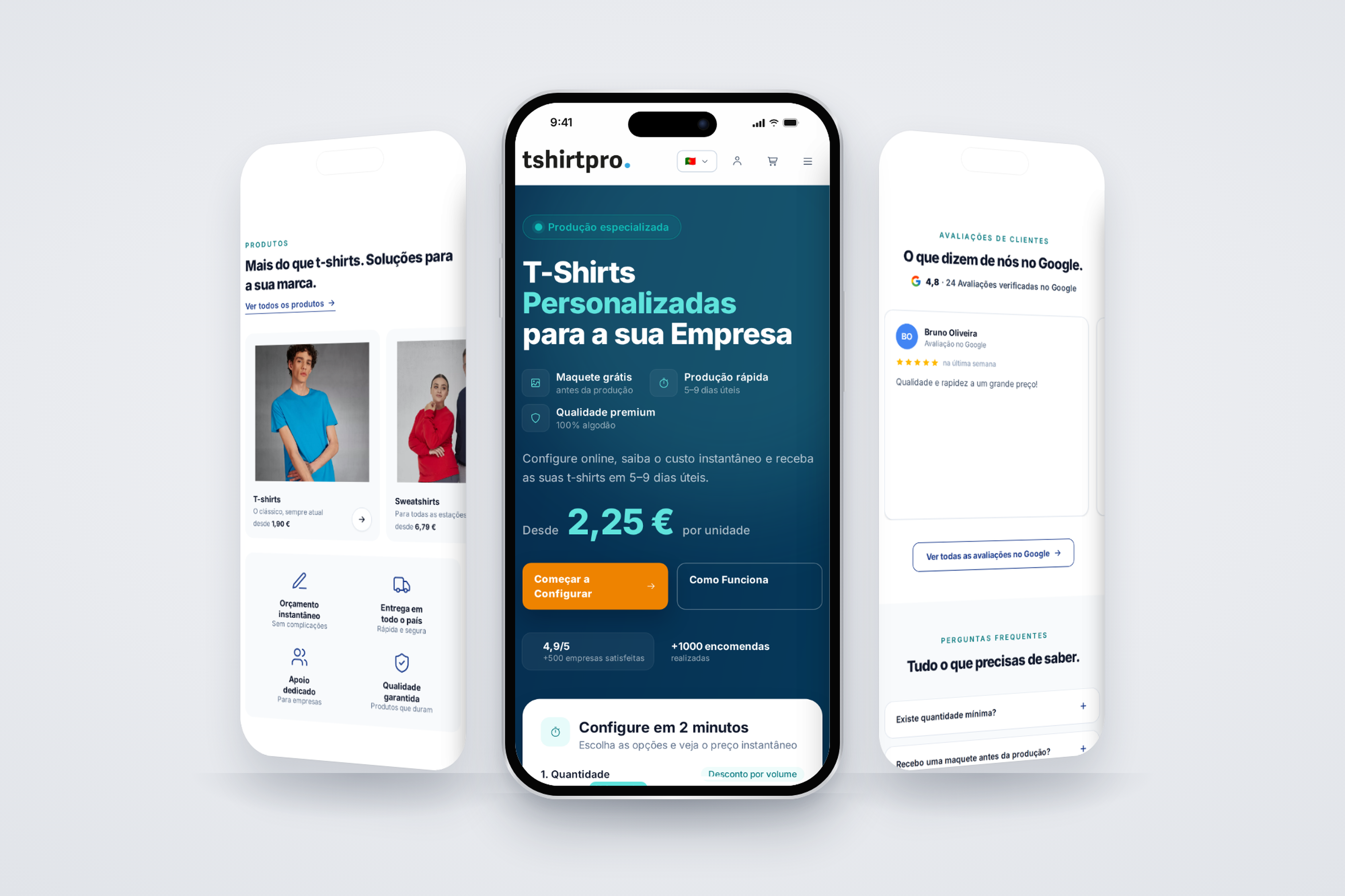 tshirtpro: loja online com configurador de t-shirts