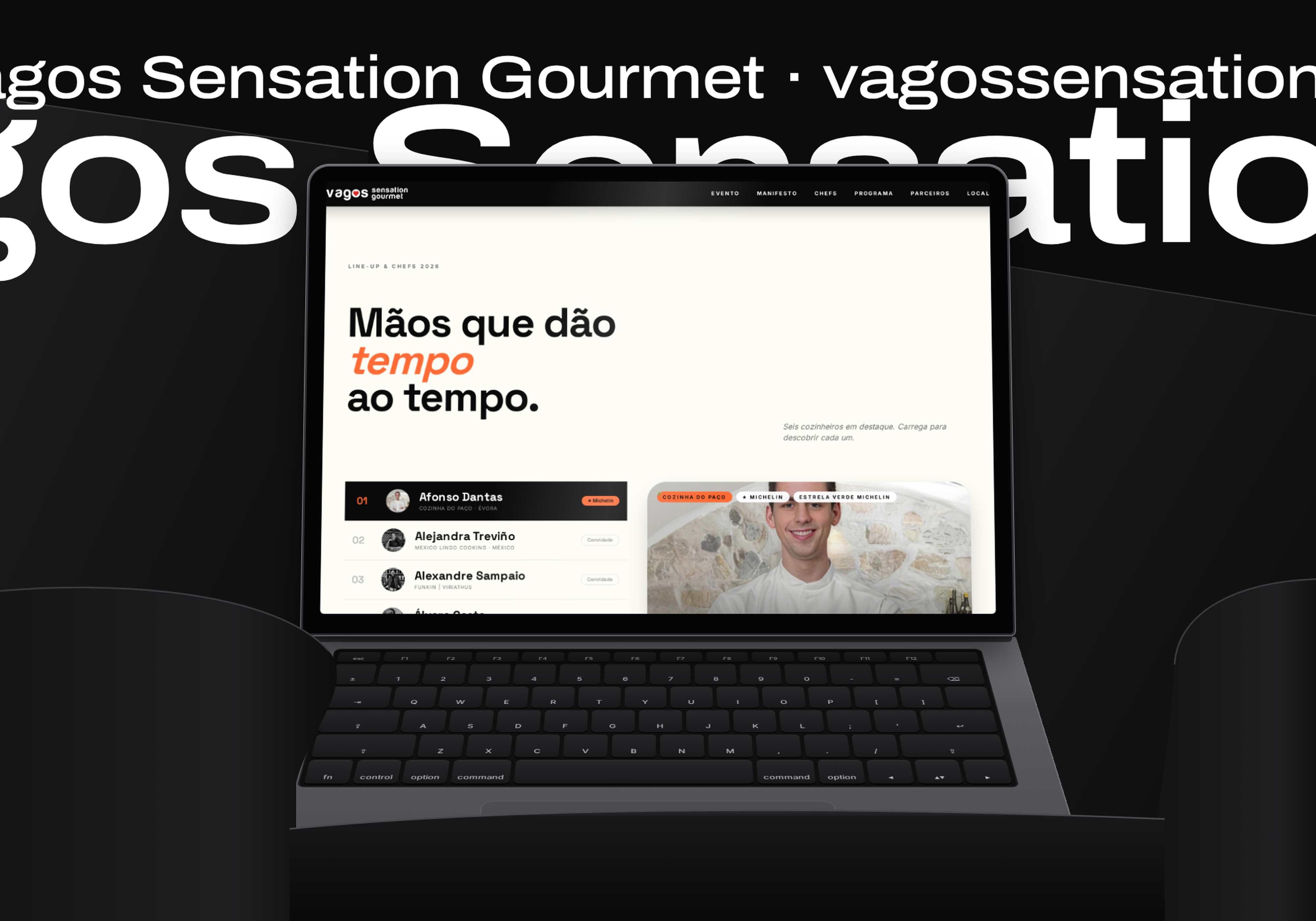 Vagos Sensation Gourmet: site do festival gastronómico