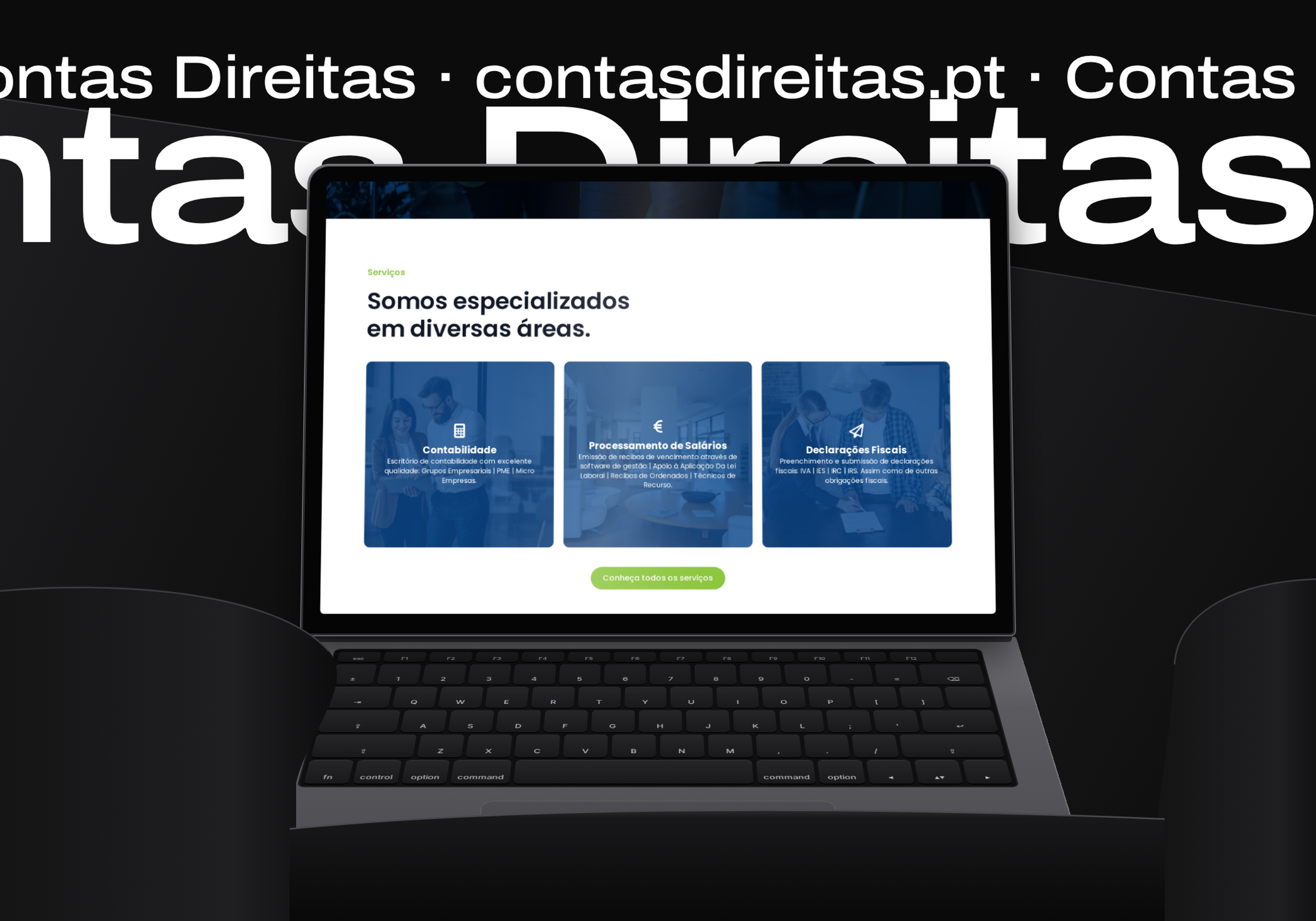 Contas Direitas: site e comunicação