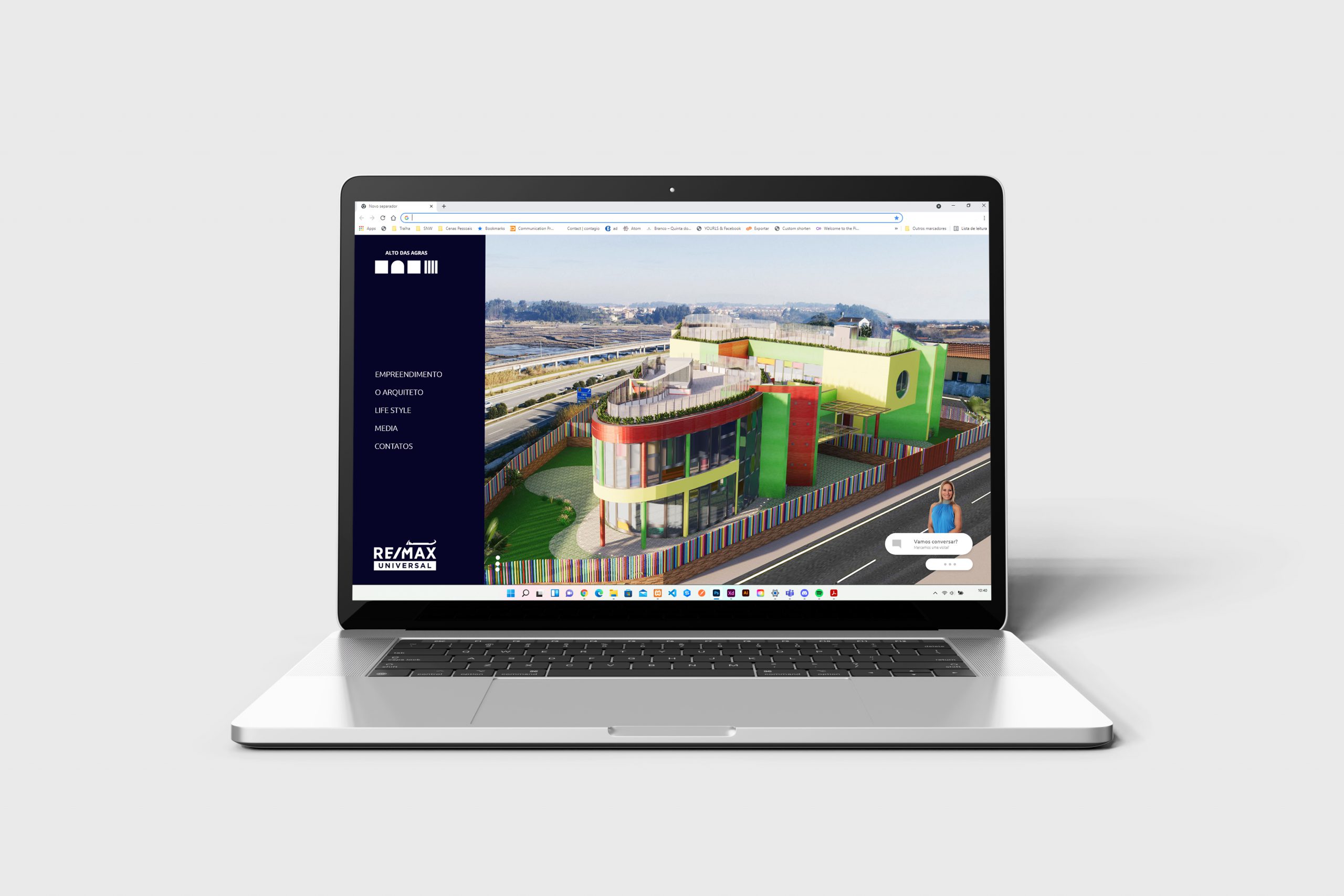 Alto das Agras: site de promoção de um empreendimento em Aveiro