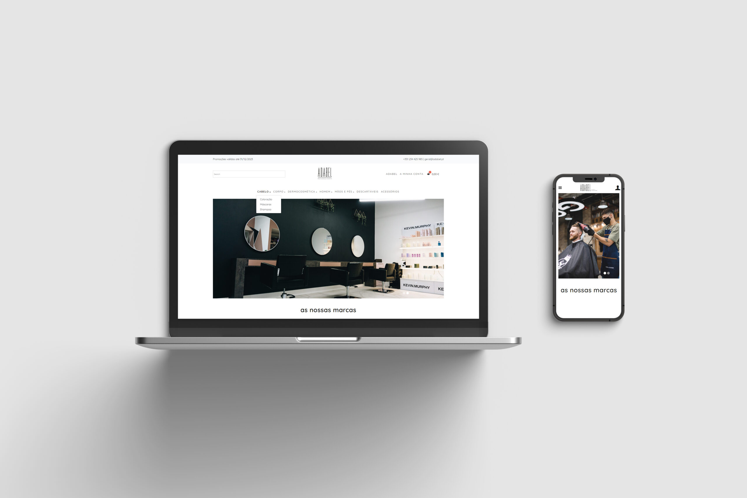 Adabel: name, brand, platform, website and printed materials