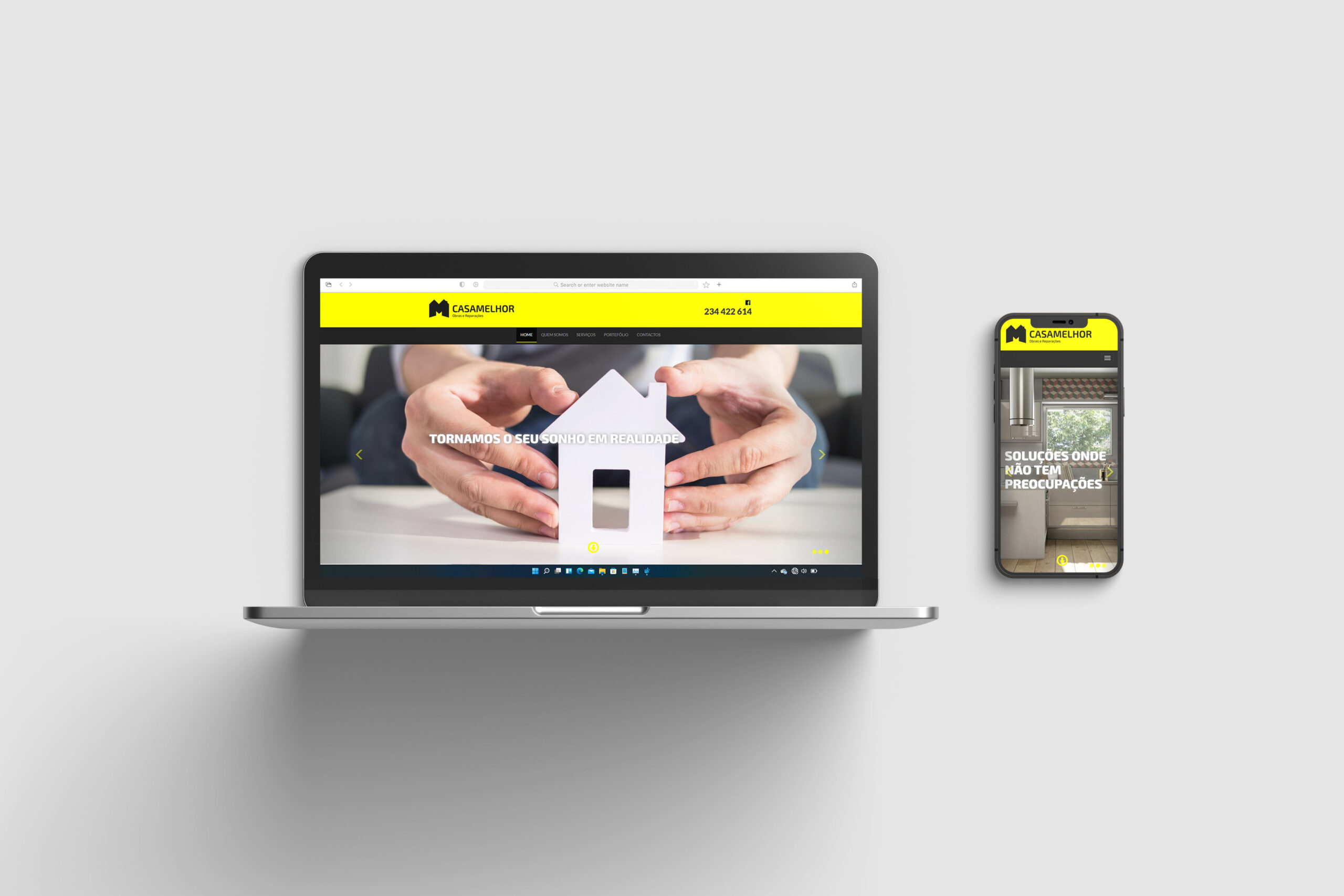 Casa Melhor: site, impressos e vinis