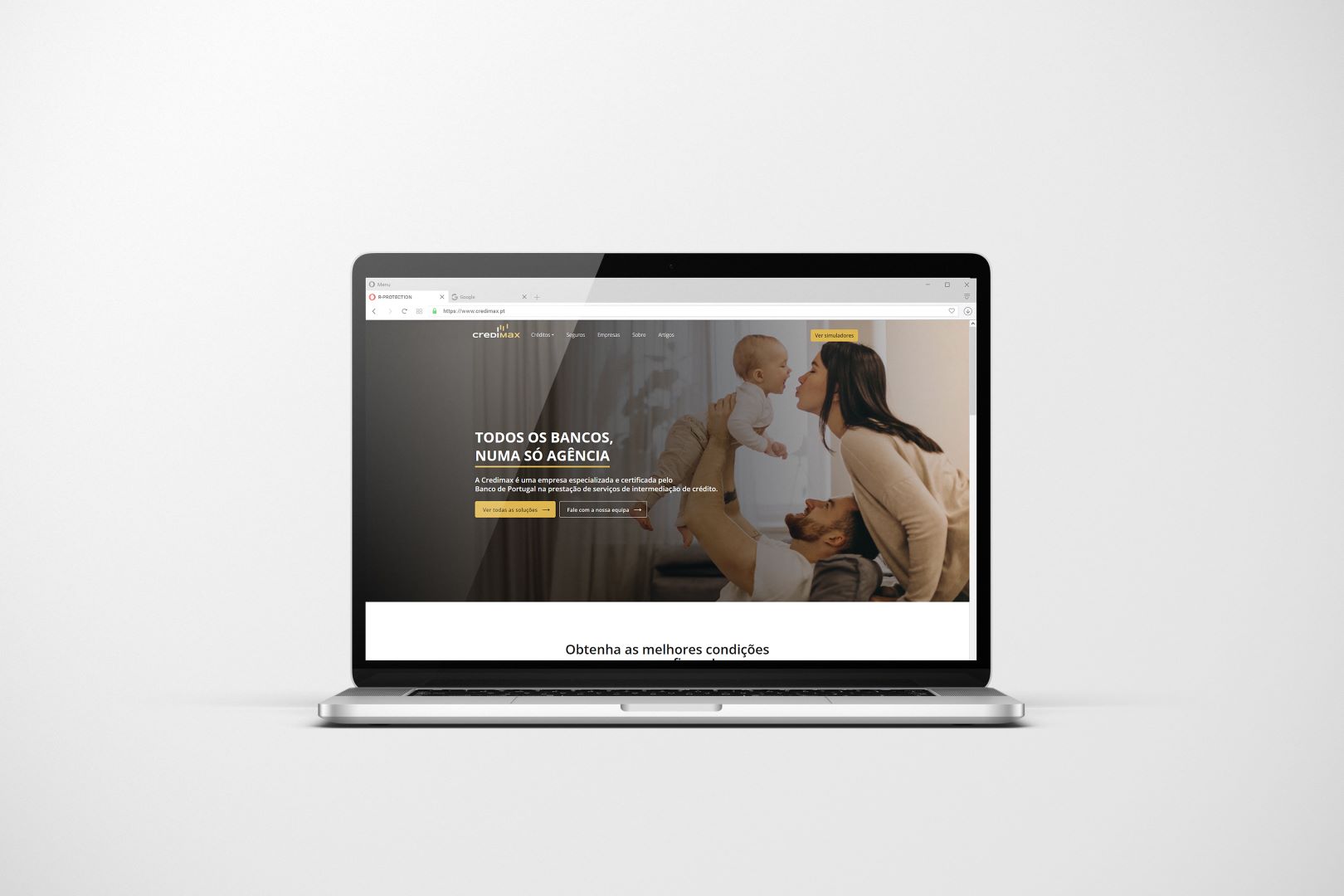 Credimax: website, calculators, in-house CRM and integrations