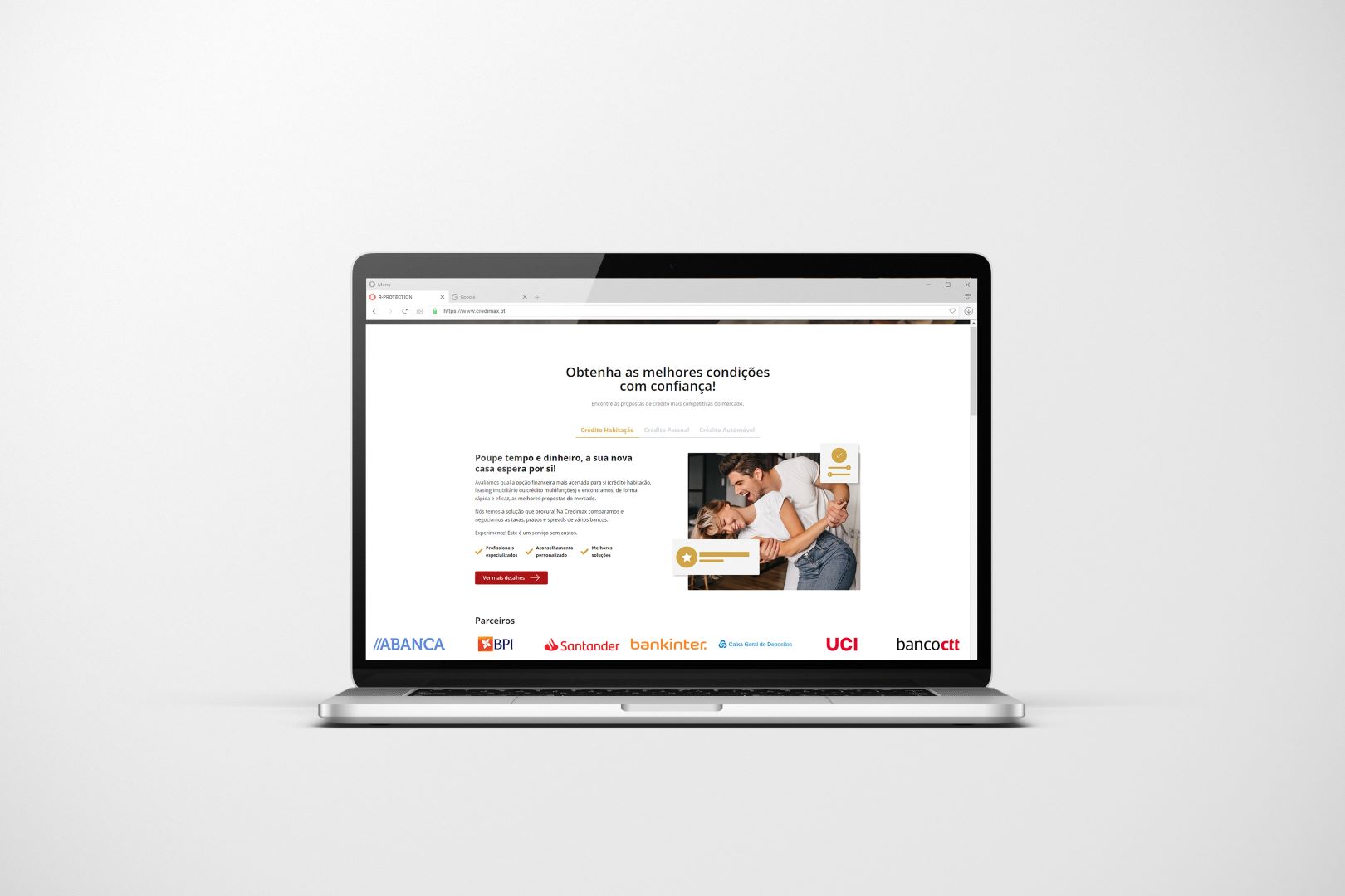 Credimax: website, calculators, in-house CRM and integrations