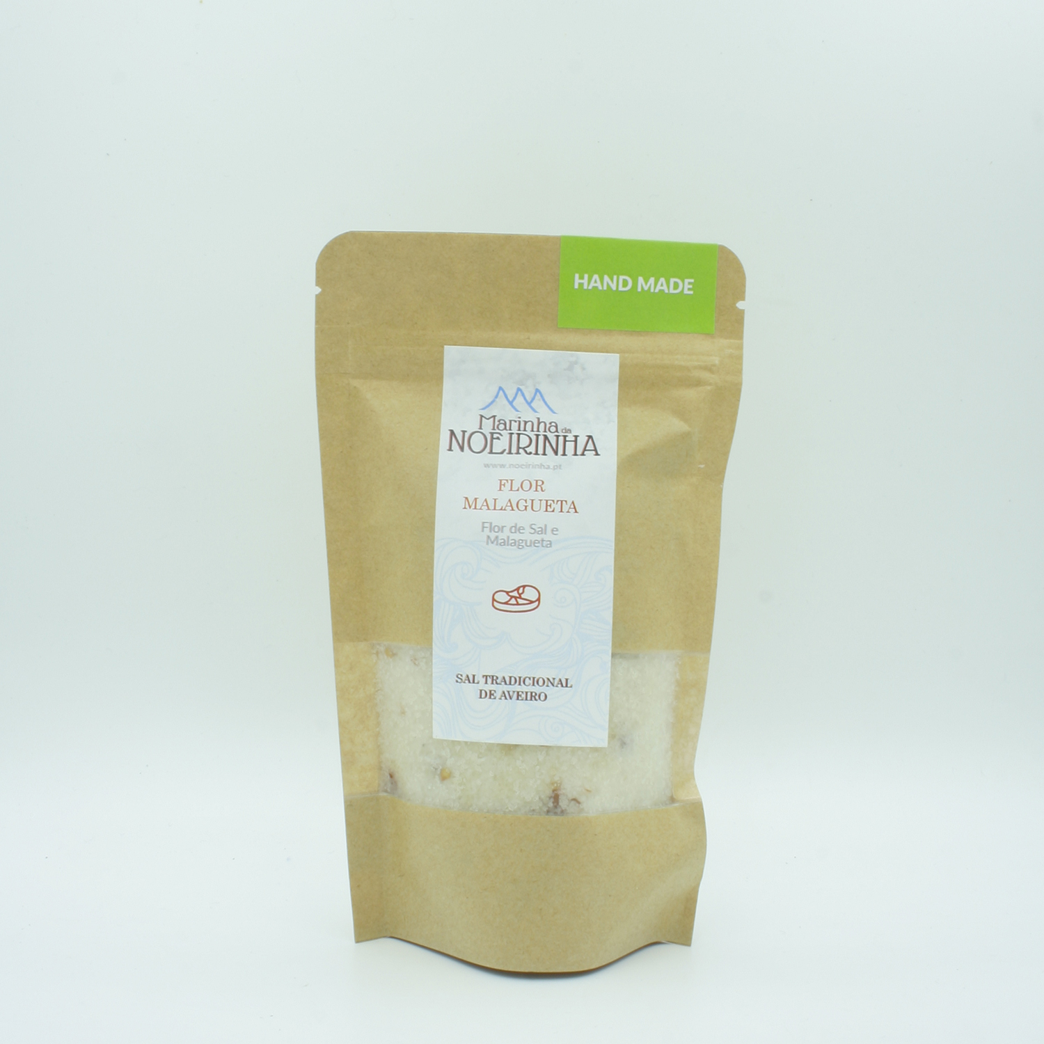 Noeirinha: brand, packaging, online shop and communications for a salt pan